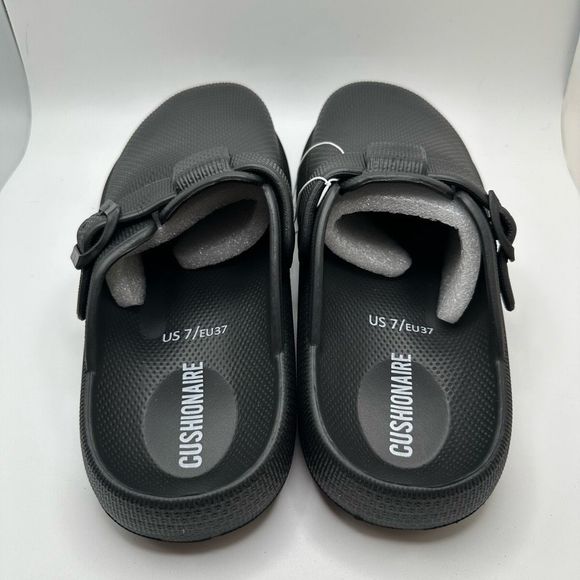 CUSHIONAIRE Women's Fable Cloud Recovery Clog with +Comfort 7 BLACK - Picture 4 of 7